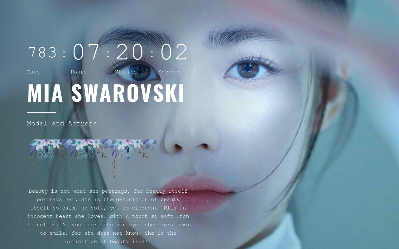 Carrd profile picture for @swarovski